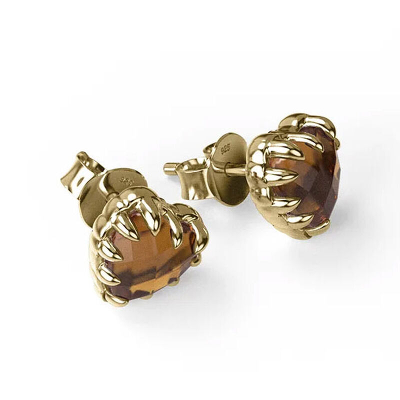 Stolen Girlfriends Club Love Claw Earrings 18K Gold Plated image number 2